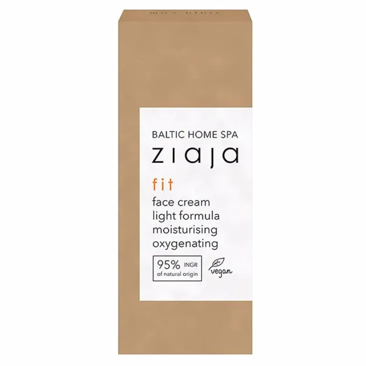 Ziaja Baltic Home Spa Fit lekki krem nawilżająco-dotleniający do twarzy 50ml
