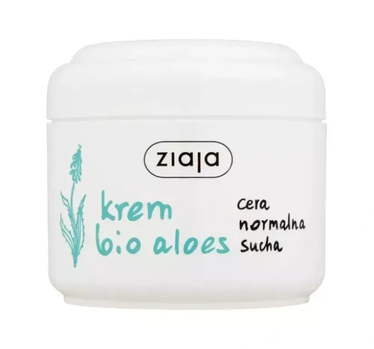 Ziaja Bio Aloes nawilżający krem do twarzy cera normalna i sucha 100 ml