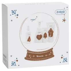 Ziaja Brownie zestaw prezentowy do pielęgnacji ciała żel pod prysznic 160 ml + pianka 250 ml + mgiełka 100 ml + krem do rąk 50 ml