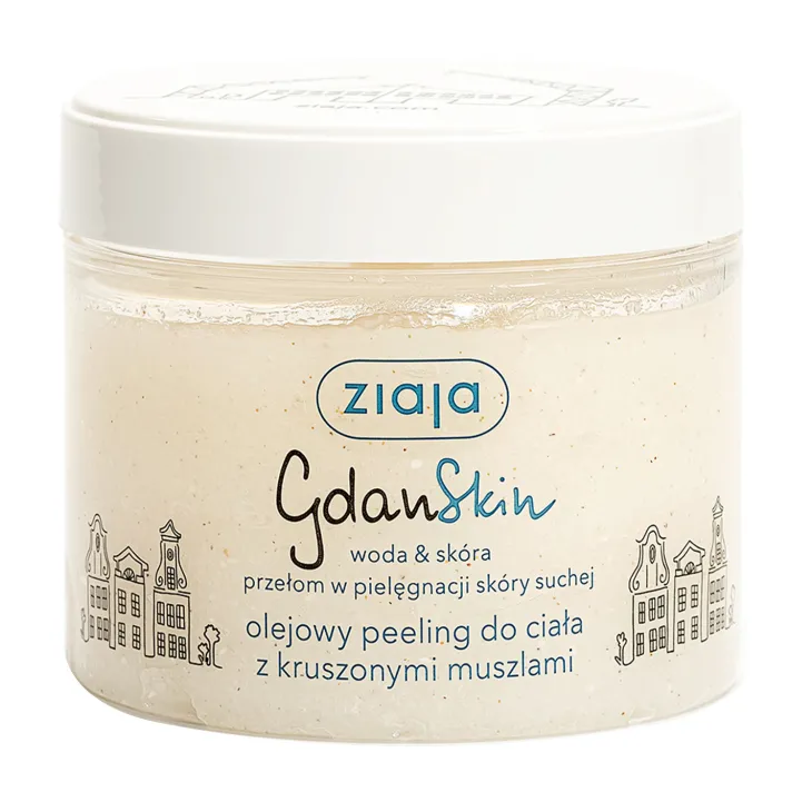 Ziaja Gdanskin olejowy peeling do ciała z kruszonymi muszlami 300 ml