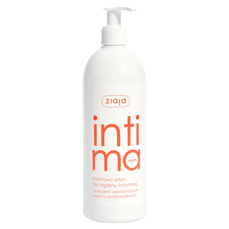 Ziaja Intima kremowy płyn do higieny intymnej z kwasem askorbinowym 500 ml