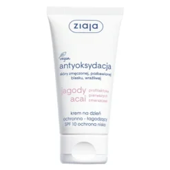 Ziaja Jagody Acai krem na dzień ochronno-łagodzący SPF10 50 ml