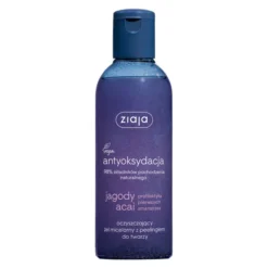 Ziaja Jagody Acai oczyszczający żel micelarny z peelingiem do twarzy 200 ml