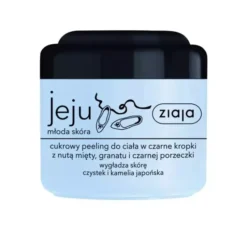 Ziaja Jeju cukrowy peeling do ciała w czarne kropki 200ml
