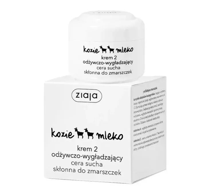ZIAJA KOZIE MLEKO KREM 2 ODŻYWCZO WYGŁADZAJĄCY 50 ML