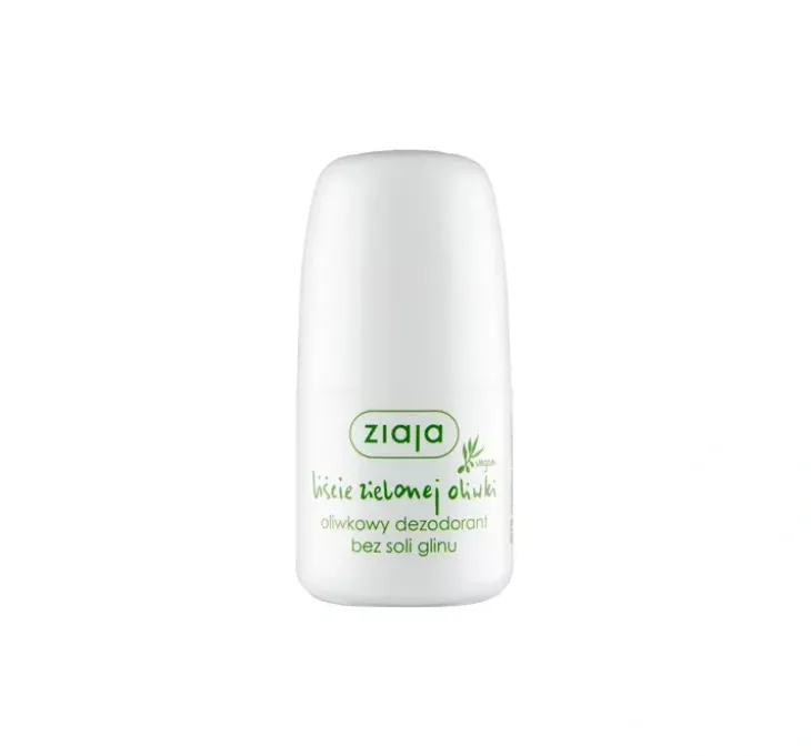 Ziaja Liście Zielonej Oliwki oliwkowy dezodorant w kulce bez soli glinu 60ml