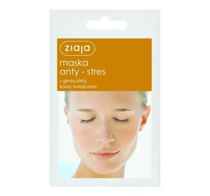 Ziaja Maska anty-stres z glinką żółtą 7ml