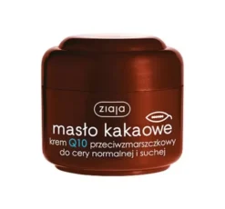 Ziaja Masło Kakaowe przeciwzmarszczkowy krem Q10 do cery normalnej i suchej 50 ml