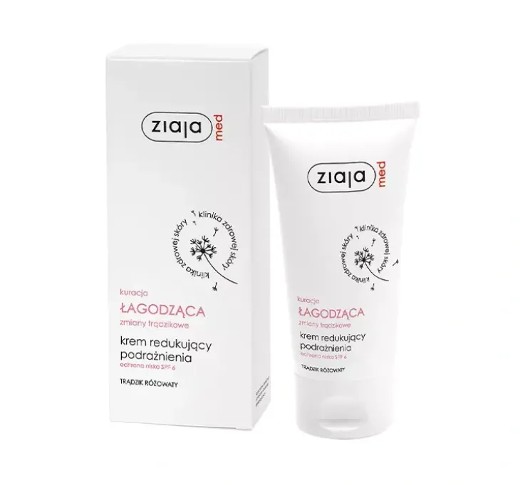 Ziaja Med Kuracja Łagodząca zmiany trądzikowe krem redukujący podrażnienia SPF6 50 ml