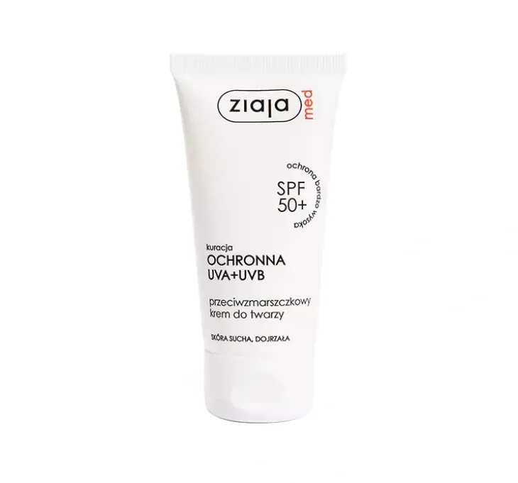 Ziaja Med Kuracja Ochronna przeciwzmarszczkowy krem cera sucha SPF50+ 50 ml