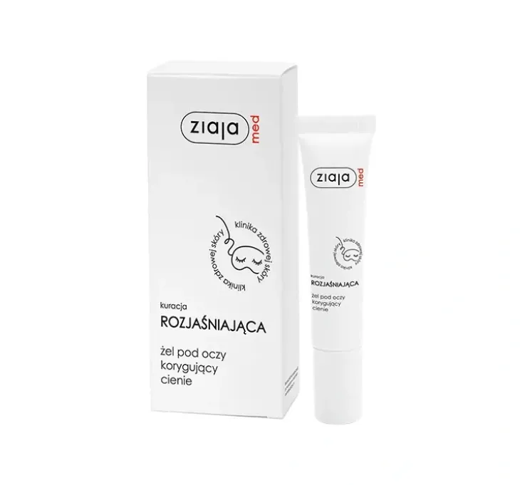 Ziaja Med Kuracja Rozjaśniająca żel pod oczy korygujący cienie 15 ml