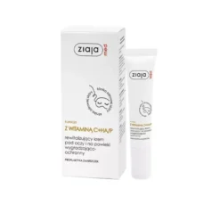 Ziaja Med Kuracja z witaminą C+HA/P rewitalizujący krem pod oczy i na powieki wygładzająco-ochronny 15 ml