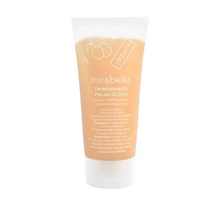 ZIAJA MIRABELKA DROBNOZIARNISTY PEELING DO CIAŁA 160ML