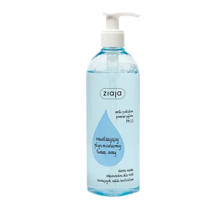 Ziaja nawilżający płyn micelarny do skóry suchej 390ml