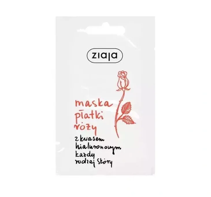Ziaja Płatki Róży maseczka młodości 7ml