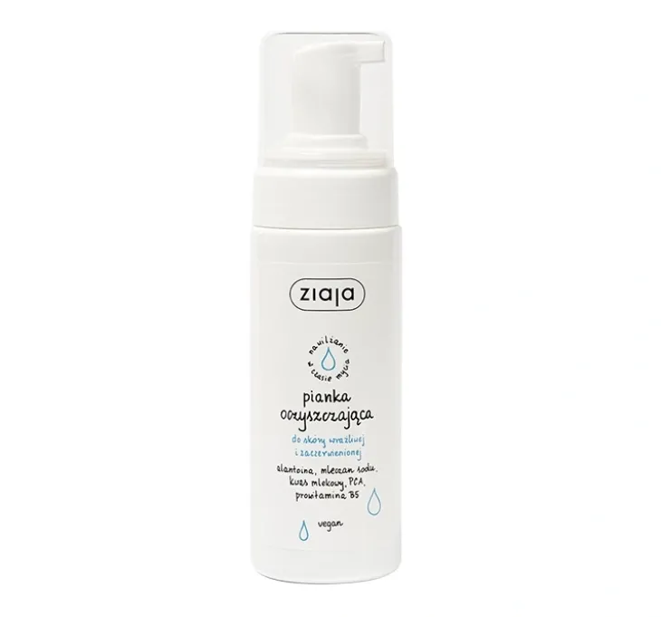 Ziaja pianka oczyszczająca do skóry wrażliwej i zaczerwienionej 150ml
