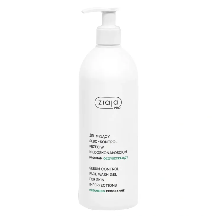 Ziaja Pro żel myjący Sebo-Kontrol przeciw niedoskonałościom 500ml