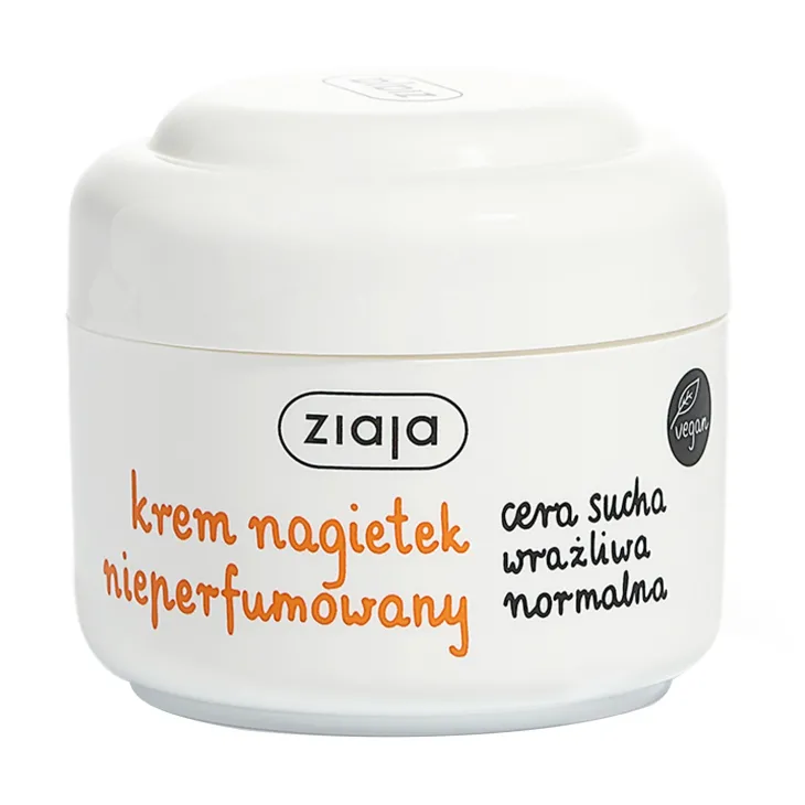 Ziaja Seria Nagietek krem do twarzy nieperfumowany cera sucha, wrażliwa i normalna 50 ml