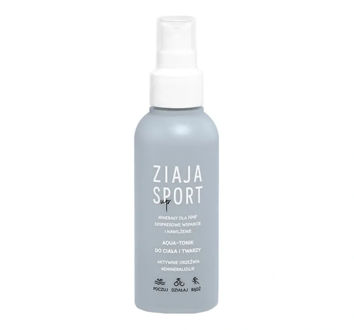 Ziaja Sport Up Minerały Dla NMF aqua-tonik do twarzy i ciała 120 ml