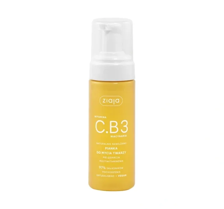 Ziaja Witamina C. B3 multiwitaminowa pianka do mycia twarzy 150 ml