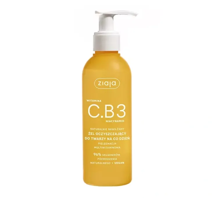 Ziaja Witamina C. B3 Niacynamid żel oczyszczający do twarzy 190ml