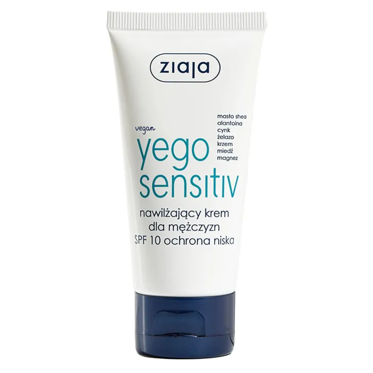 Ziaja Yego Sensitiv nawilżający krem dla mężczyzn SPF10 50 ml