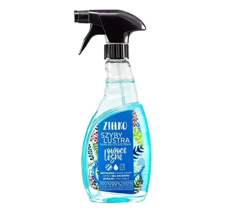 Zielko płyn do mycia do szyb i luster Owoce Leśne 500ml
