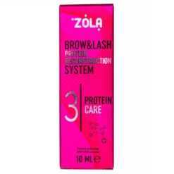 ZOLA Brow&Lash Protein Reconstruction System 3 Protein Care preparat do laminacji brwi i rzęs 10 ml