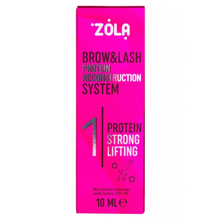 ZOLA Brow&Lash Protein Reconstruction System 1 Protein Strong Lifting preparat do laminacji brwi i rzęs 10 ml