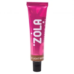 ZOLA Eyebrow Tint farba do brwi z kolagenem 01 Light Brown 15 ml